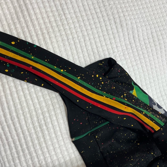 Bob Marley handmade painted jacket mens size small - Picture 8 of 13